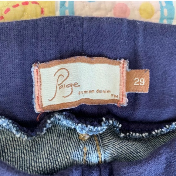 PAIGE Half Panel Maternity Bootcut Jeans - Picture 5 of 5